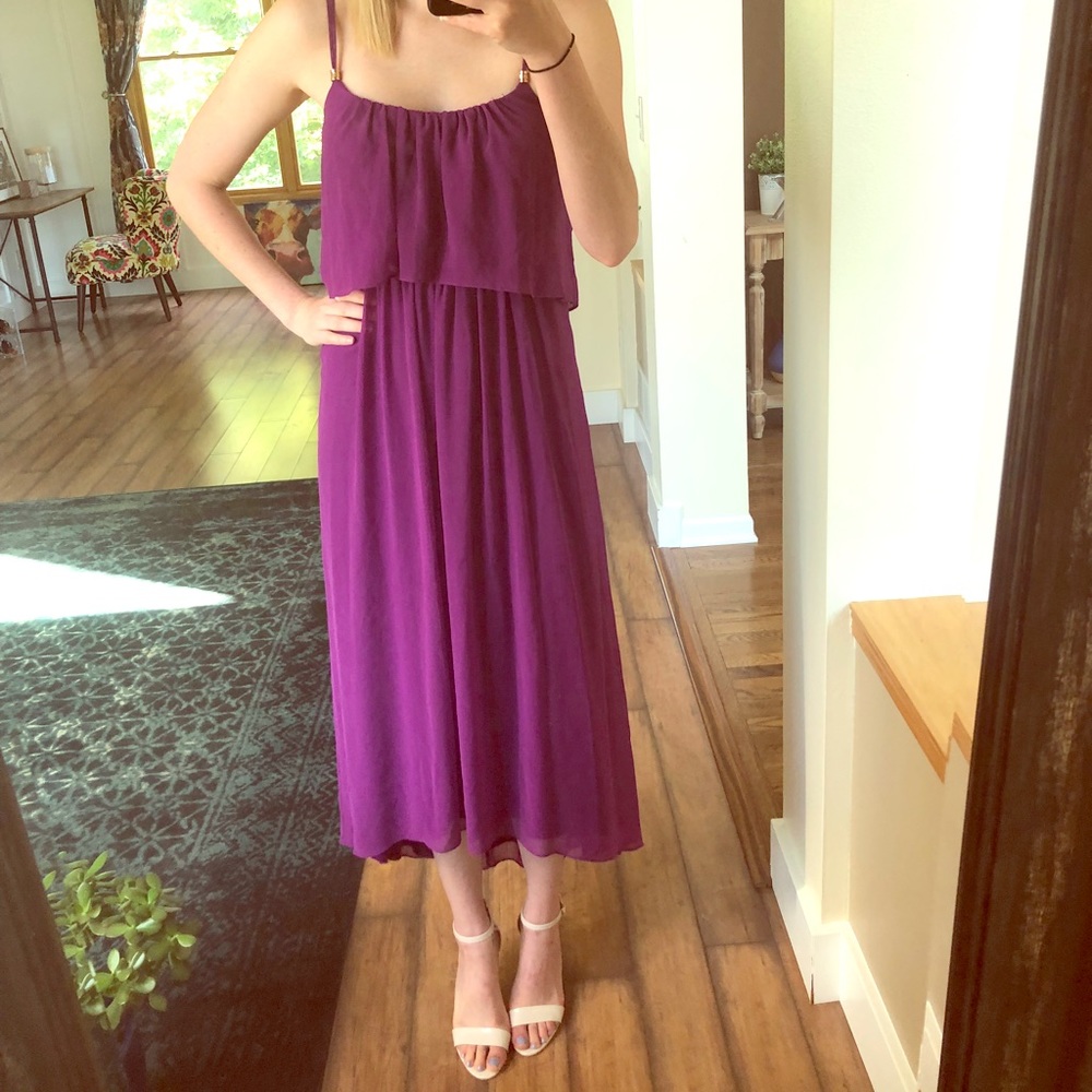 Raspberry White House Black Market dress, size 4